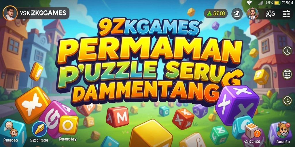 Tampilan gameplay menarik dalam 9ZKGAMES, menyajikan puzzle yang seru.