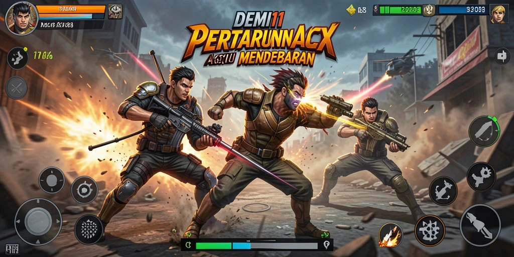 Tampilan aksi mendebarkan di <strong>DEMI11</strong> menunjukkan pertarungan yang intens dan strategis.