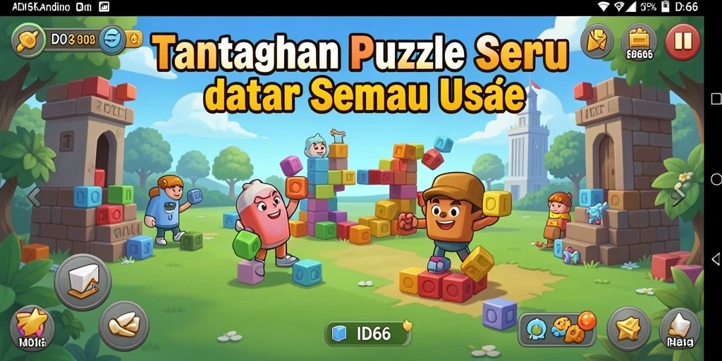 Tampilan gameplay ID66 yang seru dan menantang.