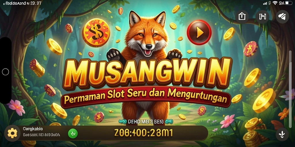 Tampak menarik dari gameplay Slot MUSANGWIN yang memikat.