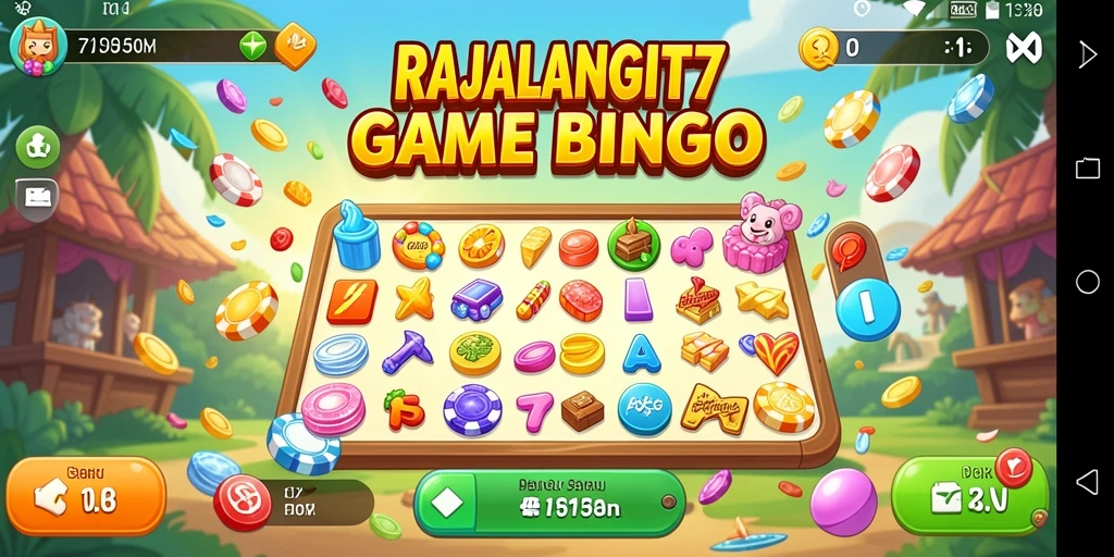 Screenshot RAJALANGIT77 menampilkan gameplay Bingo yang seru dan interaktif.