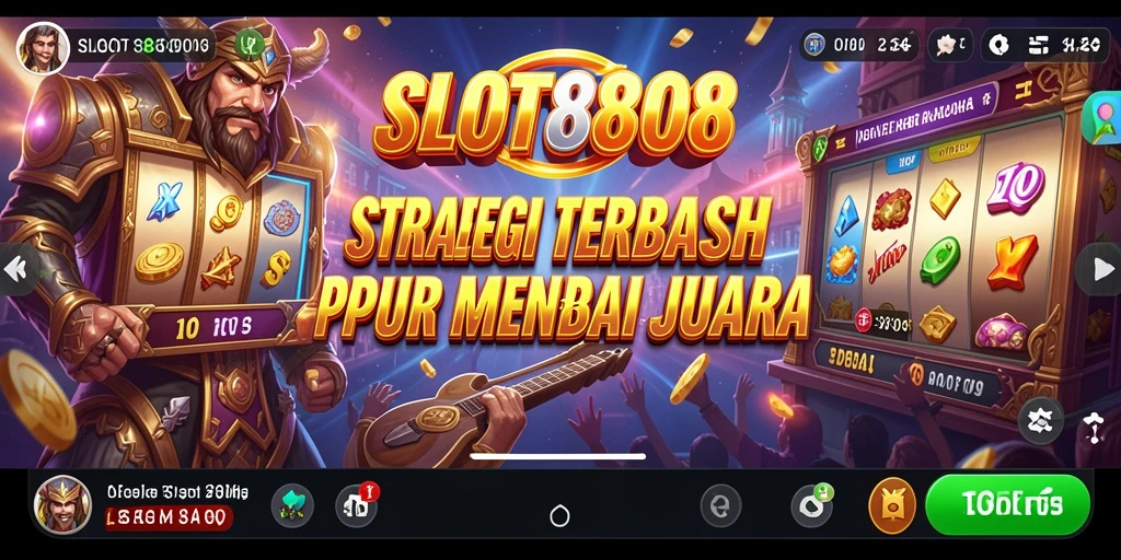 Tampilan gameplay menantang di SLOT8808 dengan strategi yang intens.