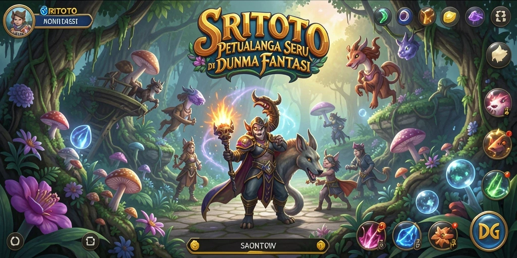 Tangkapan layar utama SRITOTO menampilkan gameplay petualangan yang menakjubkan dengan grafis yang memukau.